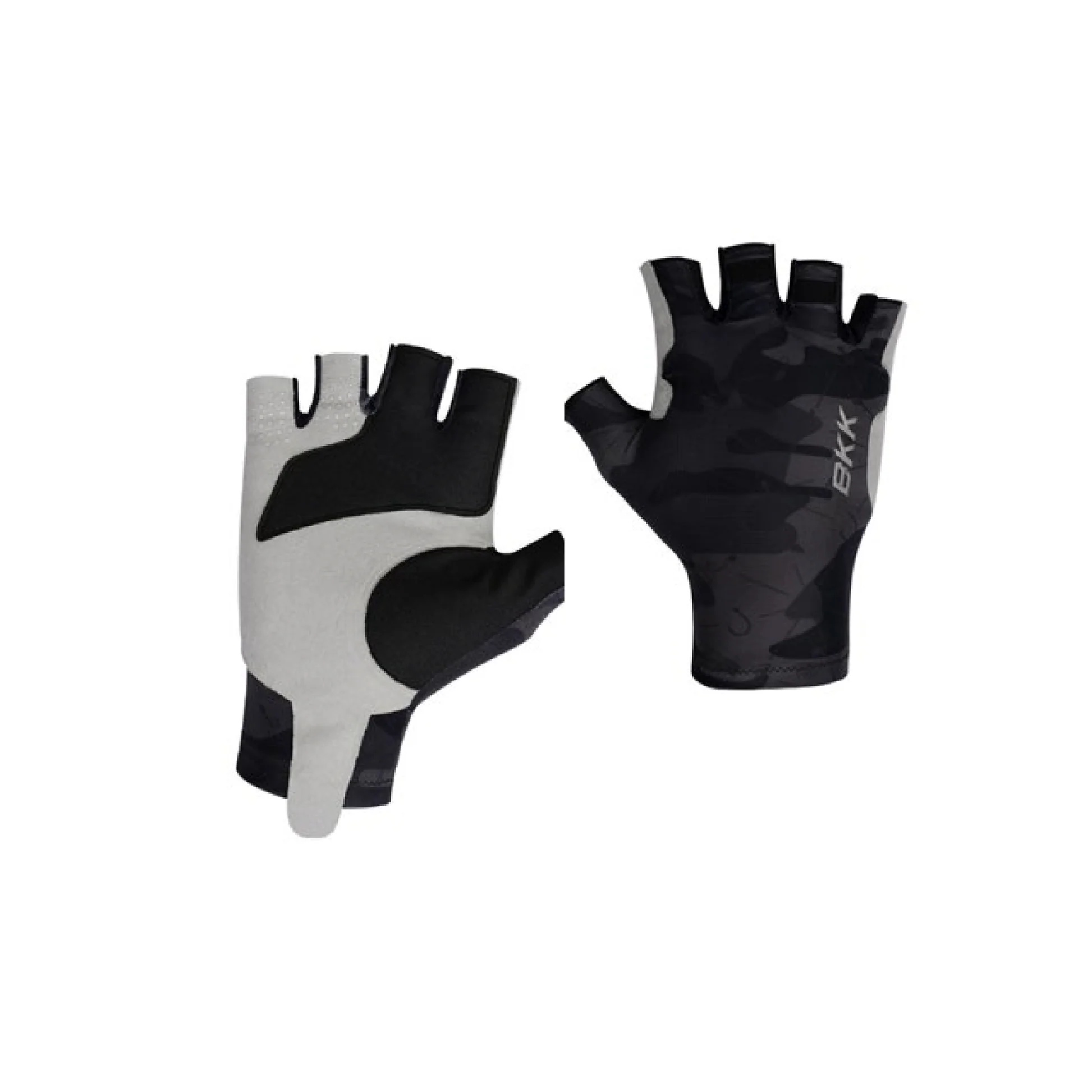 BKK Flamingo Half Finger Gloves Gray #XXL F-GV-3031