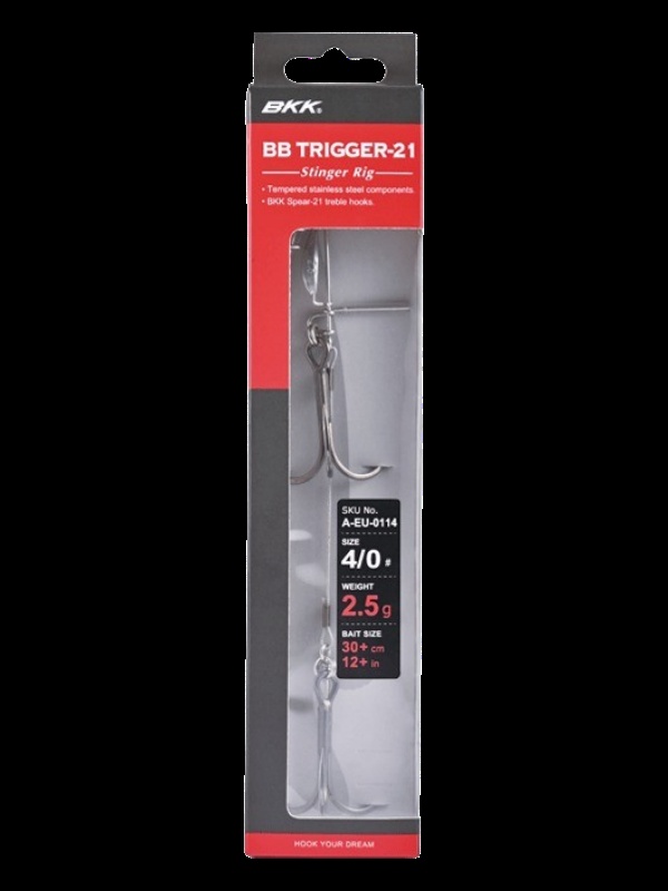 BKK BB Trigger-21 Stinger Rig #4/0