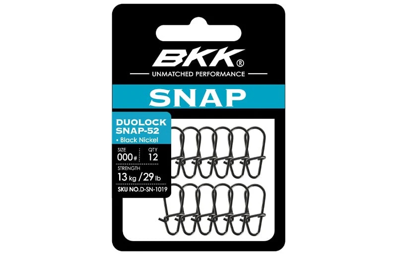 D-SN-1019 BKK Duolock Snap-52 (Black Nickel) #000