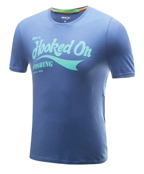 BKK HOOKED ON FISHING T-SHIRT Blue 3XL