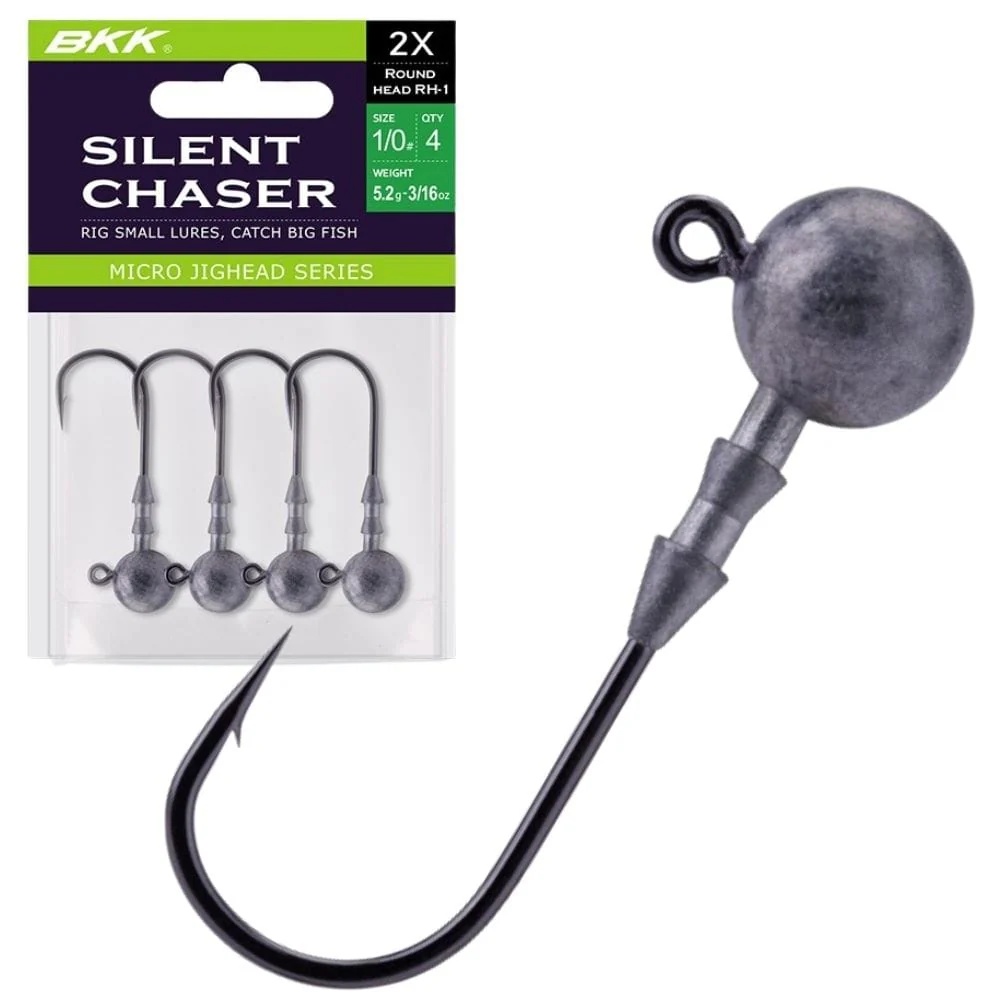 BKK Silent Chaser - Round Head RH-1 14g - 3/0# jig glava
